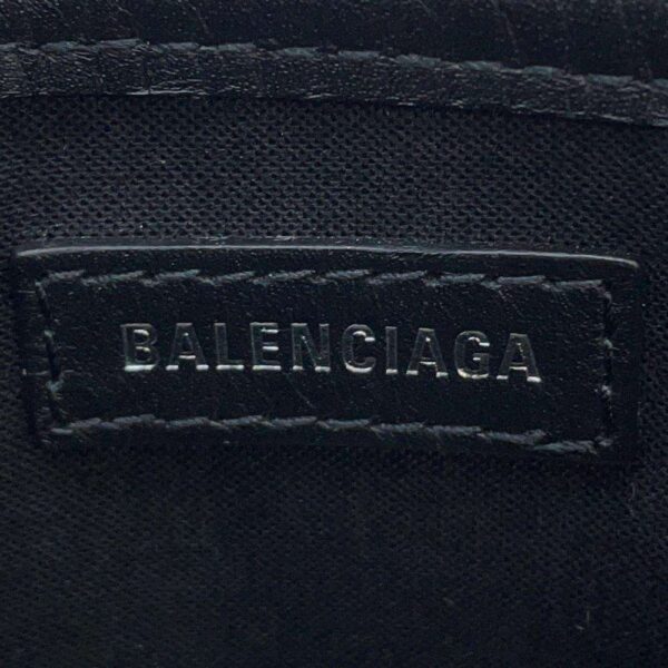 9572010 14 Balenciaga Blue Hippo XS Handbag Black White