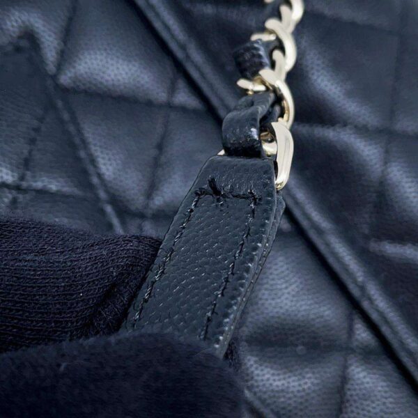 9576100 11 Chanel Matelasse Cocomark Caviar Backpack Black