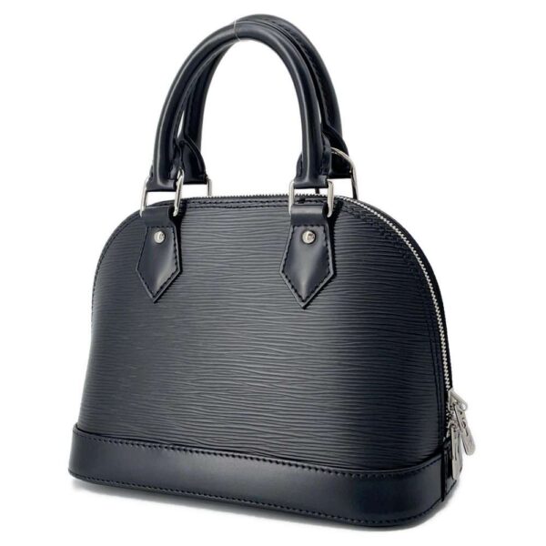 9579613 02 Louis Vuitton Alma BB Epi Handbag Black