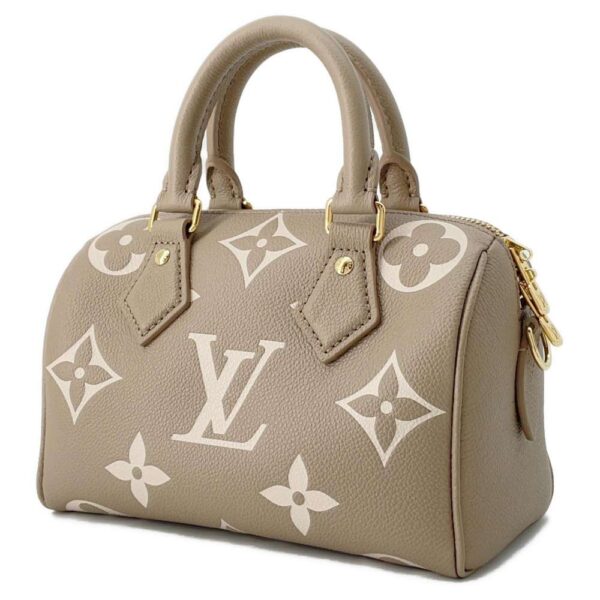 9580046 02 Louis Vuitton Speedy Bandouliere Empreinte Shoulder Bag Beige