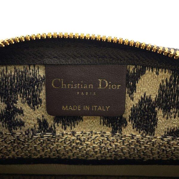 9581678 07 Christian Dior Leopard Jacquard Pouch