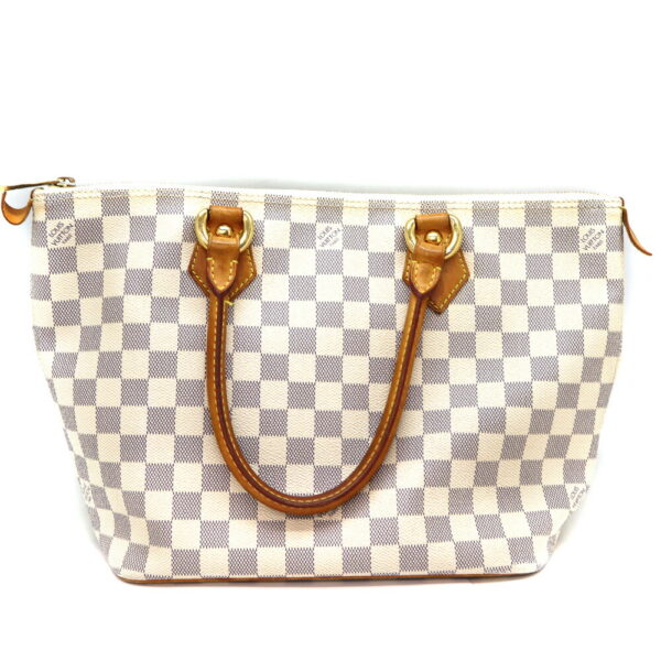 9584 1 Louis Vuitton Saleya PM Damier Canvas Handbag White