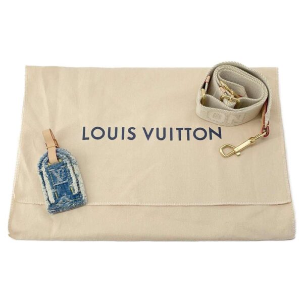 9590038 09 Louis Vuitton High Rise Monogram Denim Body Bag LV Remix