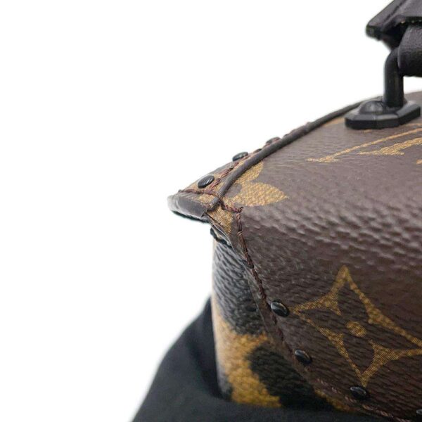 9590052 07 Louis Vuitton Leopard Camera Box Monogram Handbag Black