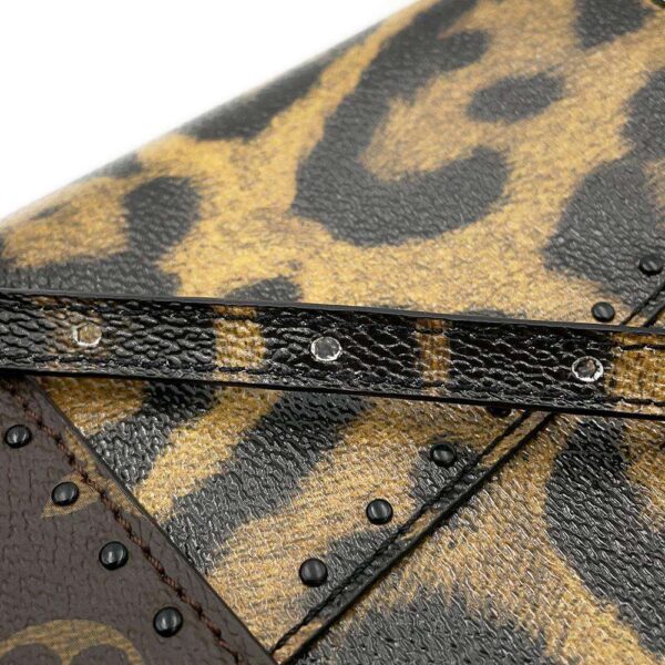 9590052 15 Louis Vuitton Leopard Camera Box Monogram Handbag Black