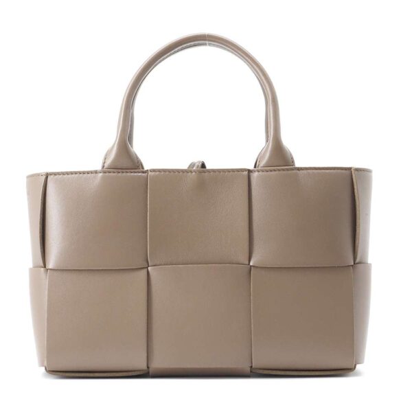 9602489 01 Bottega Veneta Arco Mini Intrecciato Leather 2way Tote Bag