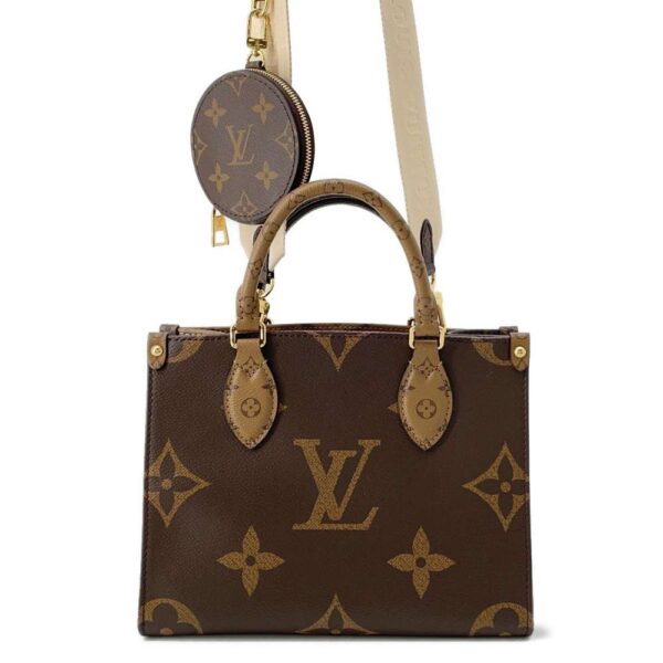 9603134 01 Louis Vuitton On The Go PM Monogram Reverse Handbag