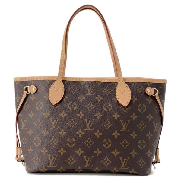 9603240 01 Louis Vuitton Neverfull PM Monogram Tote Bag with Pouch