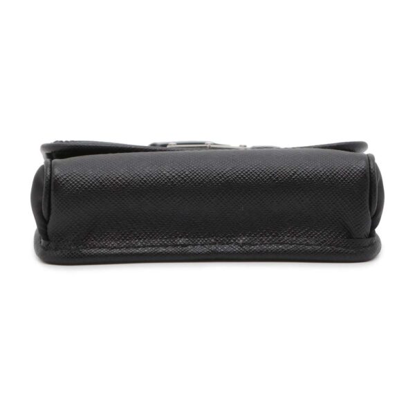 9604520 03 Prada Shoulder Pouch Nylon Saffiano Black