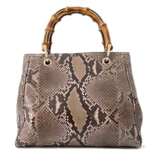 9605046 01 Louis Vuitton Flower Zip Tote MM Shoulder Brown