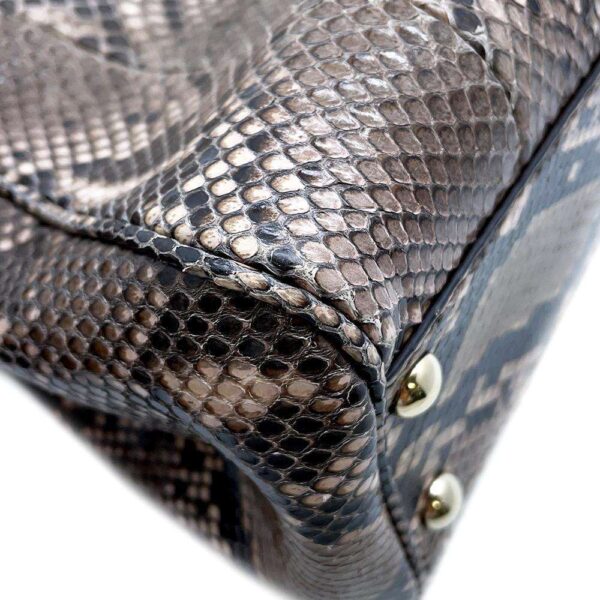 9605046 08 Gucci Bamboo Shopper Python 2way Shoulder Bag