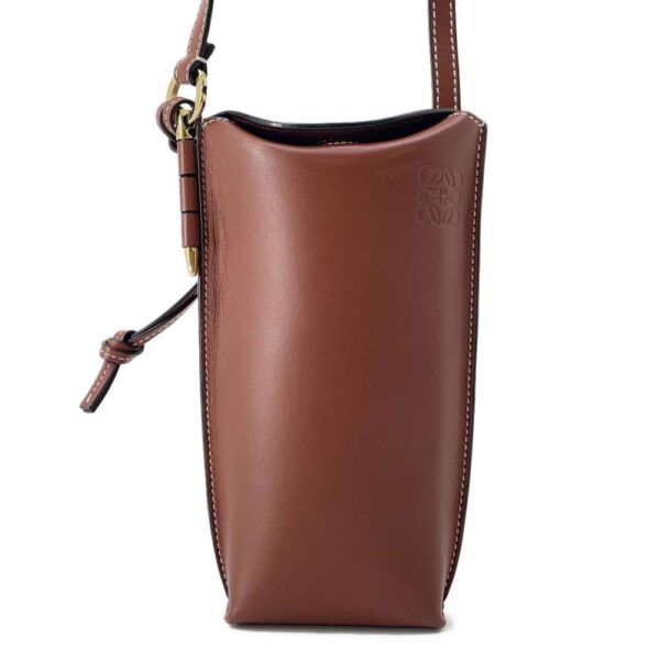 9605145 01 Loewe Gate Pocket Leather Phone Case Shoulder Bag