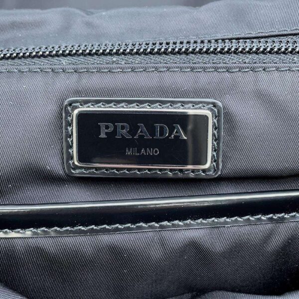 9605220 09 Prada Rucksack Signeau Nylon Black