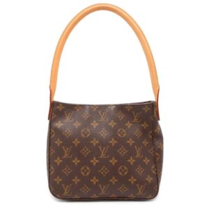 9605824 01 Louis Vuitton Petite Sac Plat Monogram Canvas Shoulder Bag