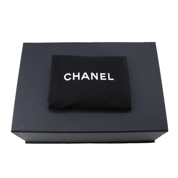 9606555 13 Chanel Top Handle Matelasse Cocomark Rhinestone Lambskin Shoulder Bag Black