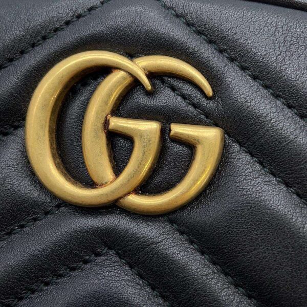 9607316 11 Gucci GG Marmont Quilted Leather Belt Bag