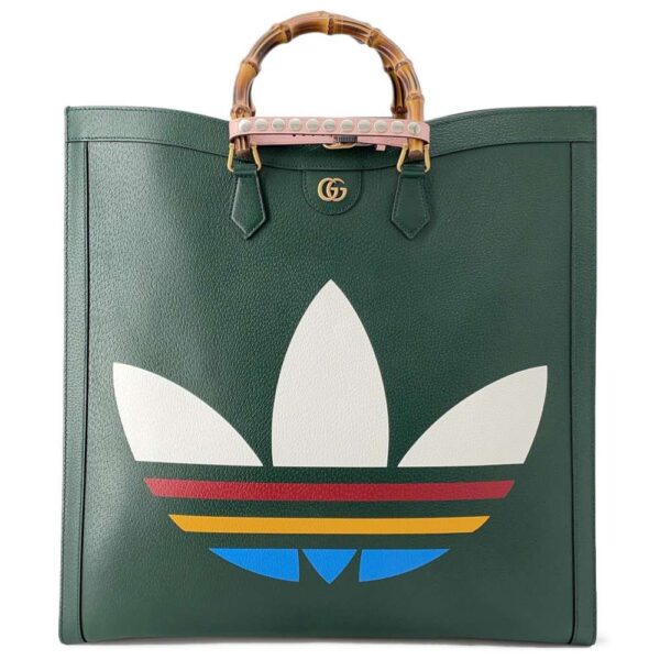 9607446 01 Gucci Adidas Collaboration Diana Maxi Tote Bag Leather