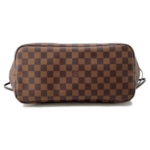 9607637 03 Louis Vuitton Neverfull MM Damier Ebene Tote Bag