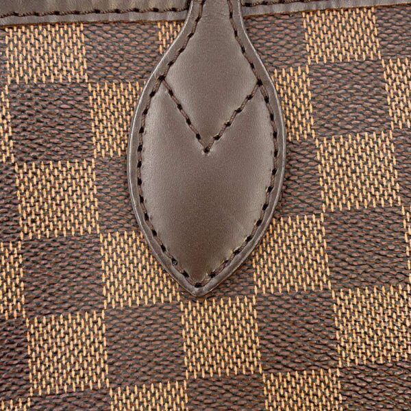 9607644 11 Louis Vuitton Neverfull MM Damier Ebene Tote Bag