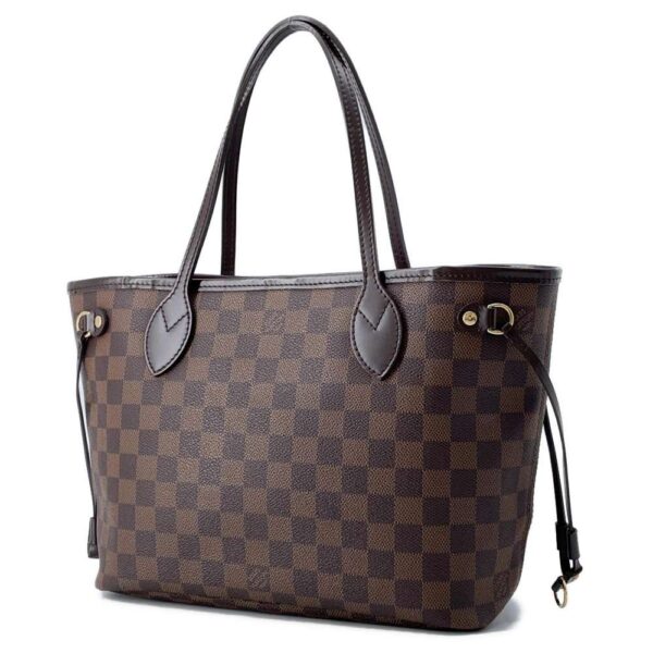 9607651 02 Louis Vuitton Neverfull PM Damier Ebene Tote Bag