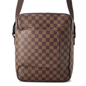 9607798 01 Louis Vuitton Pochette Florentine Monogram Canvas Pouch Brown