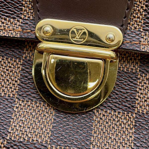 9607828 11 Louis Vuitton Ravello GM Damier Ebene Shoulder Bag