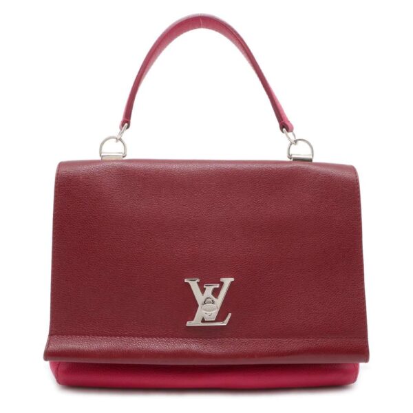 9607842 01 Louis Vuitton Lock Me 2 Leather Handbag Bicolor