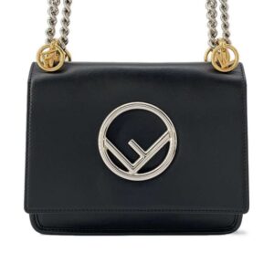 9608276 01 Chloe Katie Leather Black Shoulder Bag