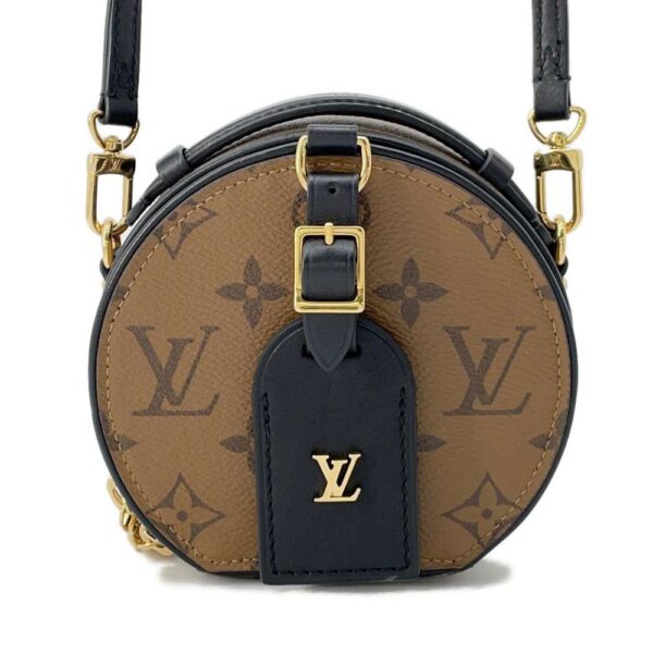 9623958 01 Louis Vuitton Monogram Reverse Mini Boite Chapeau Shoulder Bag