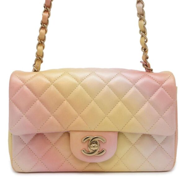 9628847 01 Chanel Cocomark Matelasse Lambskin Mini Flap Bag Aurora