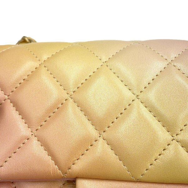 9628847 06 Chanel Cocomark Matelasse Lambskin Mini Flap Bag Aurora