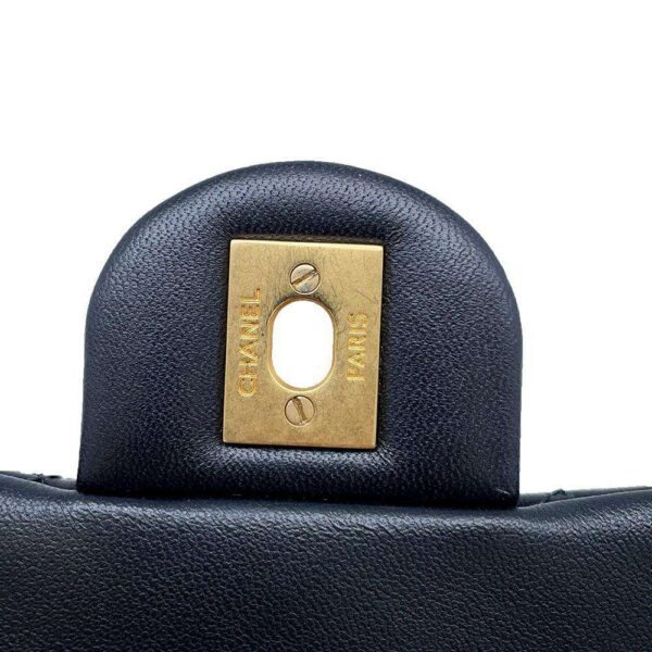 9641914 08 Chanel Cocomark Matelasse 20 Cocoball Lambskin Shoulder Bag Black