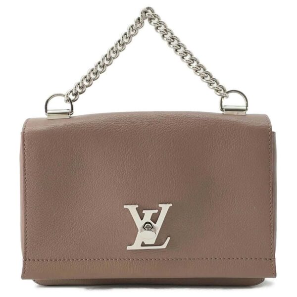 9644441 01 Louis Vuitton Lock Me II BB Calf Leather Handbag