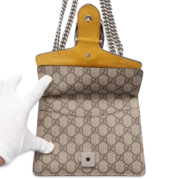 9645738 06 Gucci Dionysus GG Supreme Mini Chain Shoulder Bag