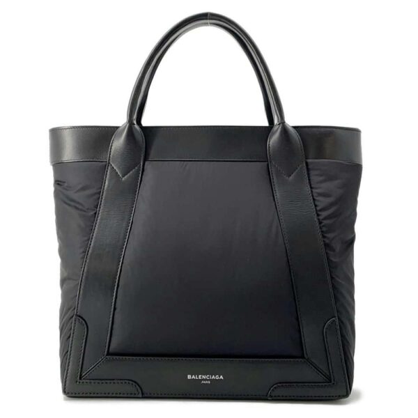 9645813 01 Balenciaga Cabas S Nylon Tote Bag Black