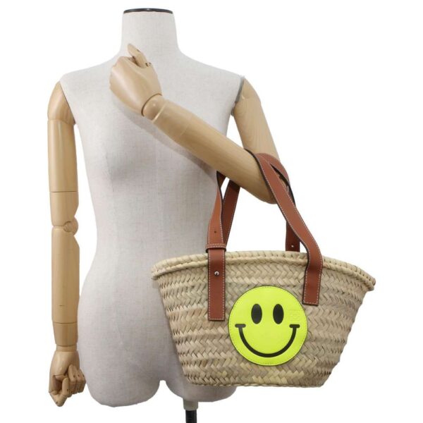 9645875 04 Loewe Paulas Ibiza Smiley World Straw Basket Bag