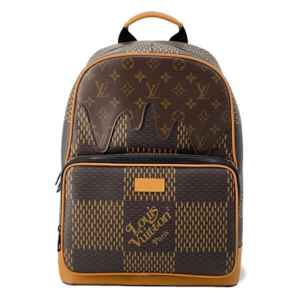 9647701 01 Louis Vuitton Campus Backpack Damier Ebene Giant NIGO Collaboration