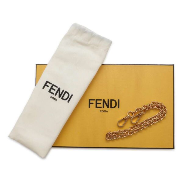 9649378 11 Fendi Baguette Slim Clutch Canvas 2WAY Bag Beige