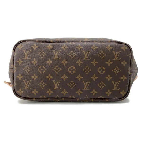 9649804 03 Louis Vuitton Neverfull MM Monogram Tote Bag with Pouch