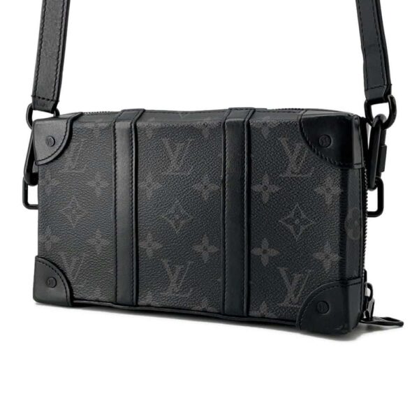 9659414 02 Louis Vuitton Soft Trunk Wallet Monogram Eclipse Shoulder Bag Black