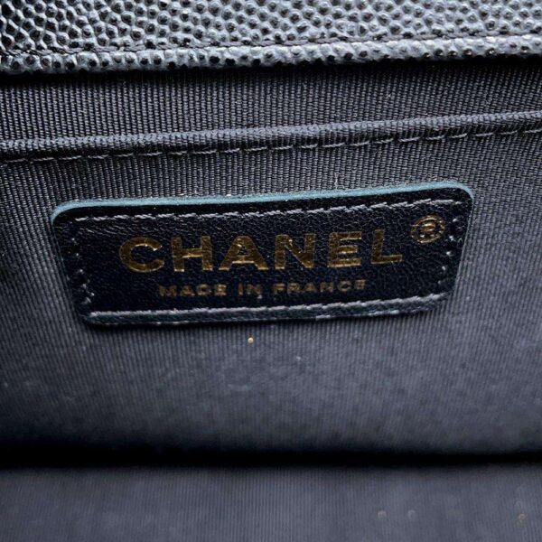 9670631 13 Chanel Boy Chanel Caviar Shoulder Bag Black