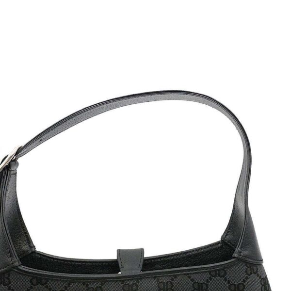 9671959 07 Balenciaga The Hacker Project Jackie 1961 Small Bag Gucci Collaboration Black