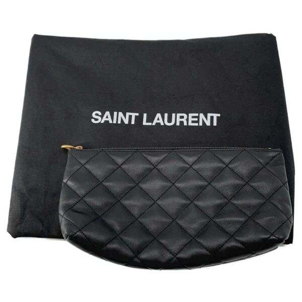 9672291 13 Saint Laurent Paris Tote Bag Icar Maxi Leather Black