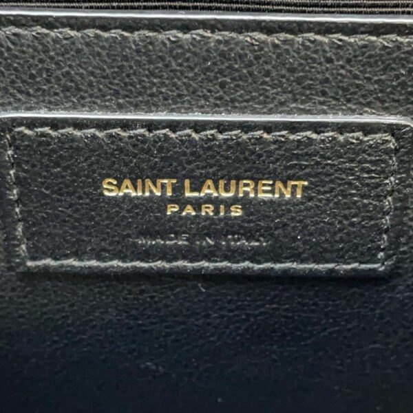 9672307 10 Saint Laurent Paris Chain Shoulder Bag Kate Tassel Leather Black