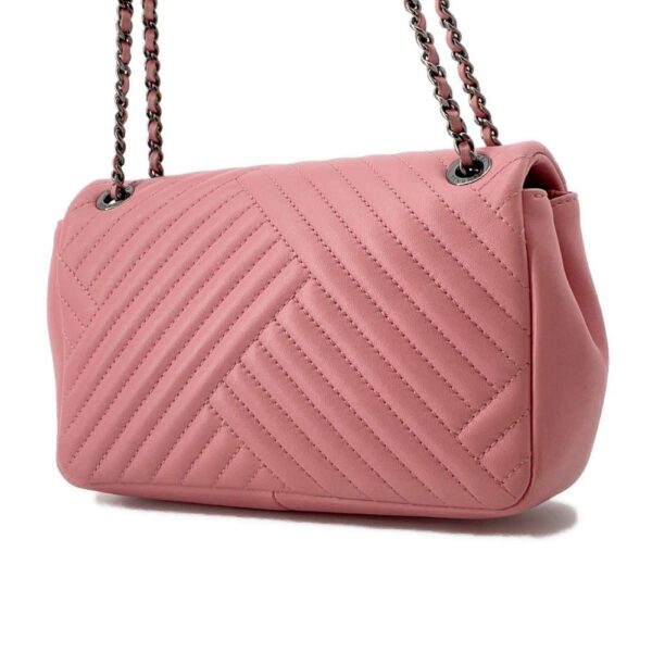 9677210 02 Chanel Chevron Cocomark Lambskin Shoulder Bag