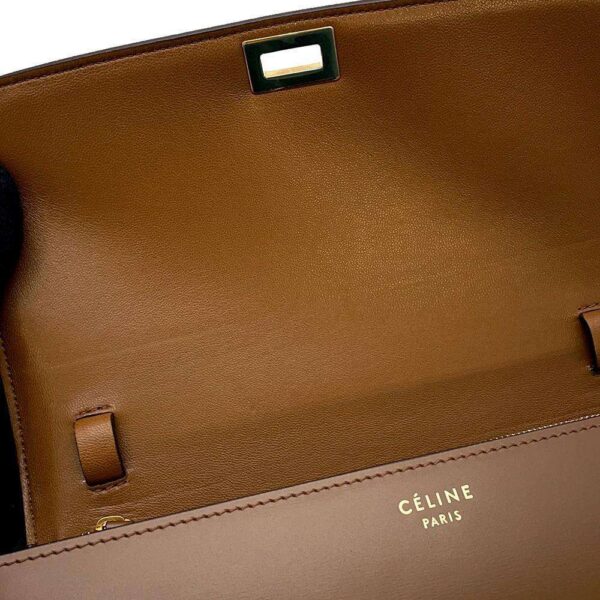 9681415 06 Celine Classic Box Medium Leather Shoulder Bag