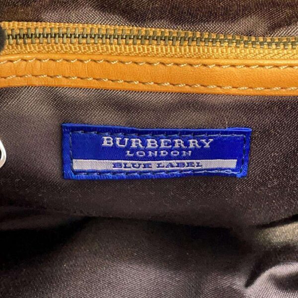 9684362 15 Burberry Check Canvas Leather Shoulder Bag