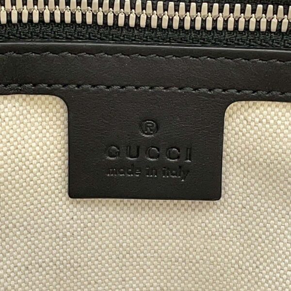 9684478 15 Gucci GG Embossed Leather Tote Bag Black