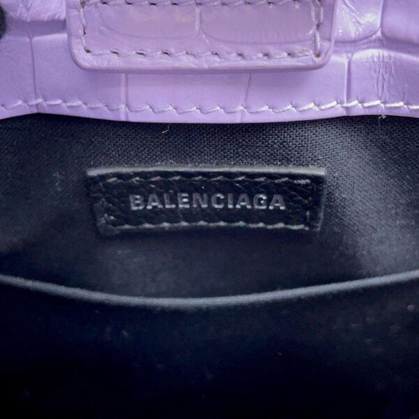 9687028 13 Balenciaga Large Shopping Embossed Leather 2way Shoulder Bag