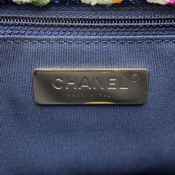 9687202 11 Chanel 19 Flap Coco Mark Tweed Bag